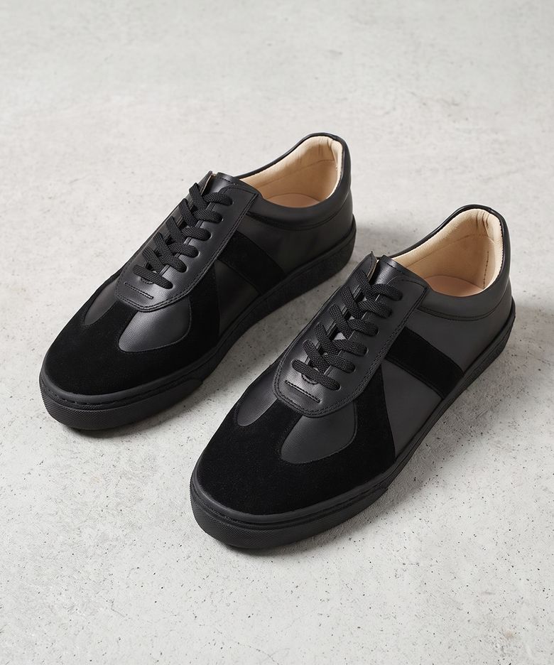 핸드메이드 독일군 스니커즈 2285 [BLACK FG+SUEDE]