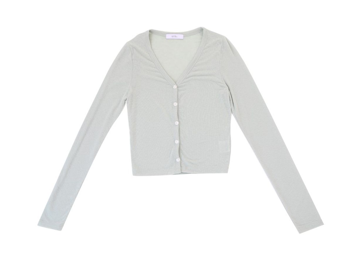 휴먼갤러리(HUMANGALLERY) Petite Layer Cardigan(Light mint)