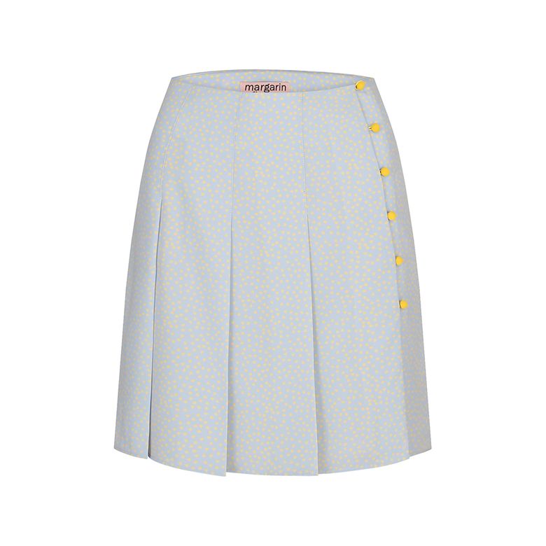 heart pleats skirt (lb)
