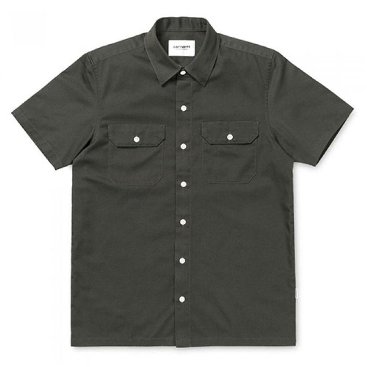 칼하트WIP(CARHARTT WIP) (I024133) 마스터 반팔 셔츠 ASPHALT - 사이즈 & 후기 | 무신사
