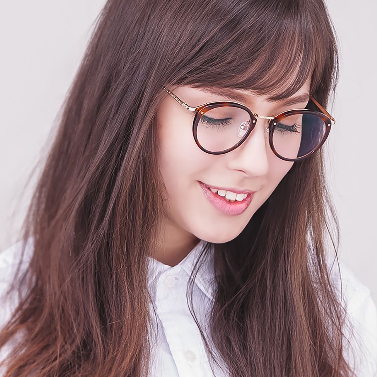 소다몬(SODAMON) 아세테이트 메탈 동글이 안경테 HTP946-C02 (남여공용)