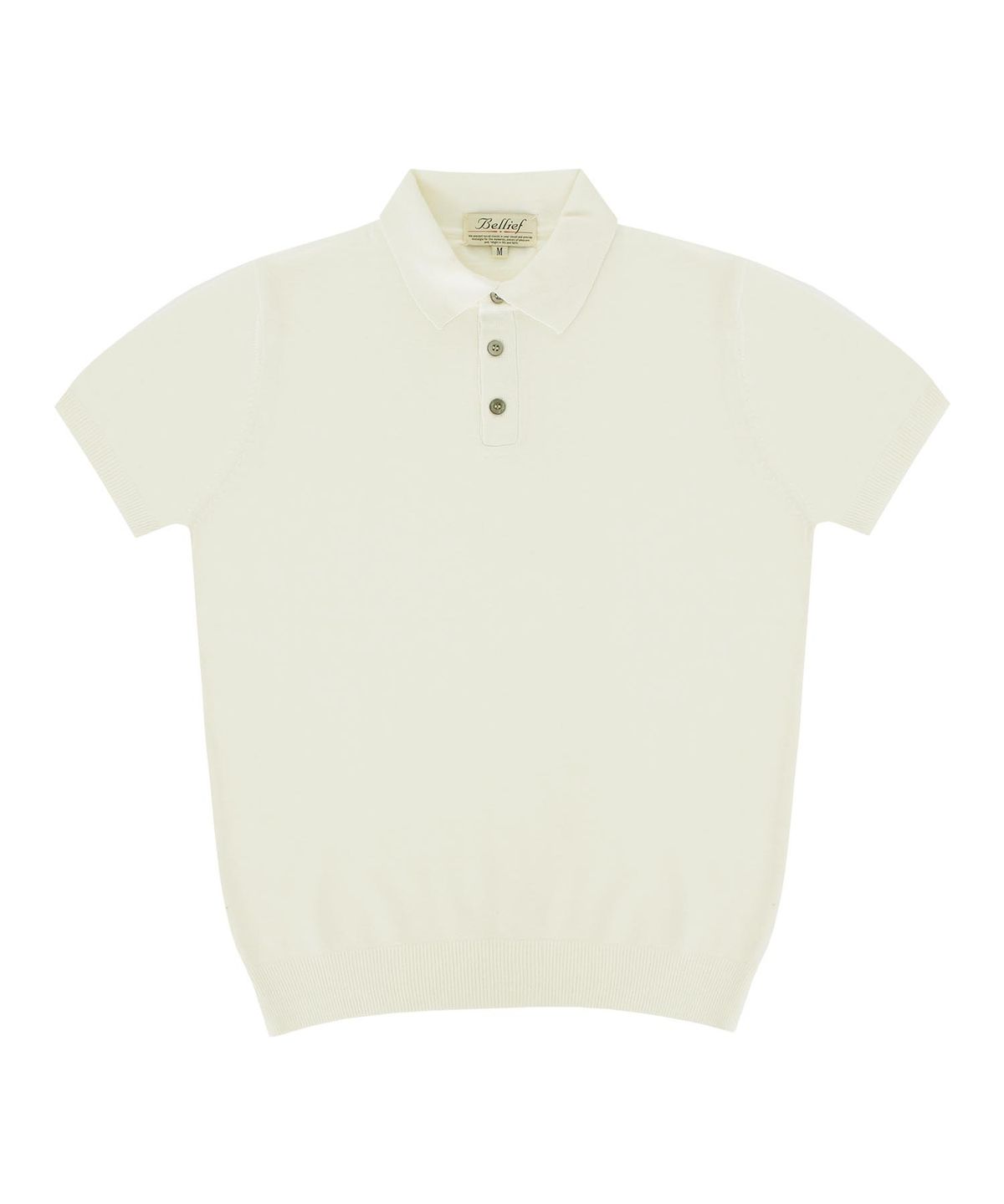 벨리프(BELLIEF) Soft polo kint (Ivory)