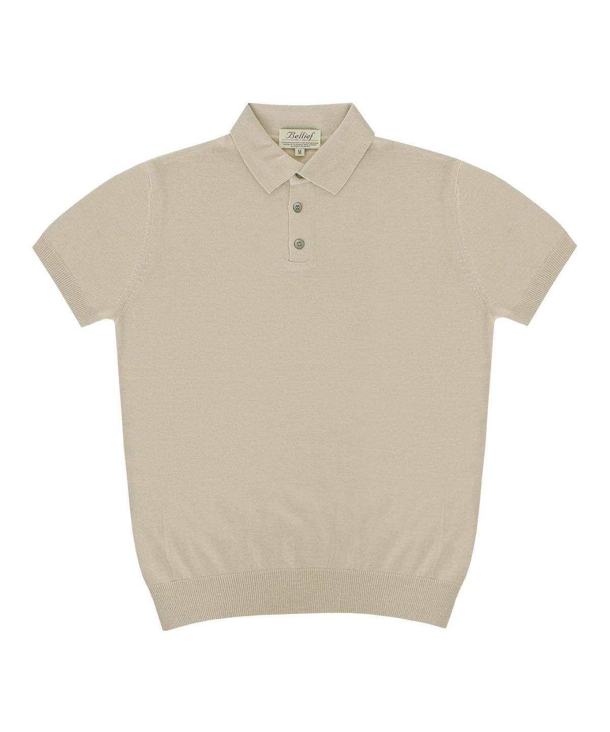 벨리프(BELLIEF) Soft polo  kint (Beige)