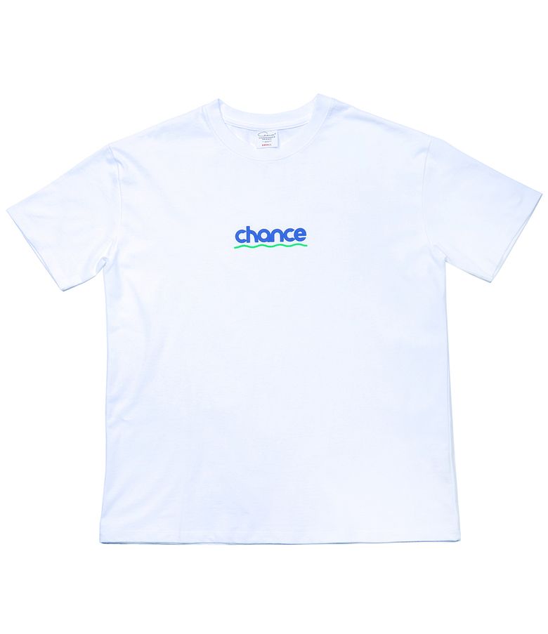 CHANCE WAVE T-SHIRT(WHITE)