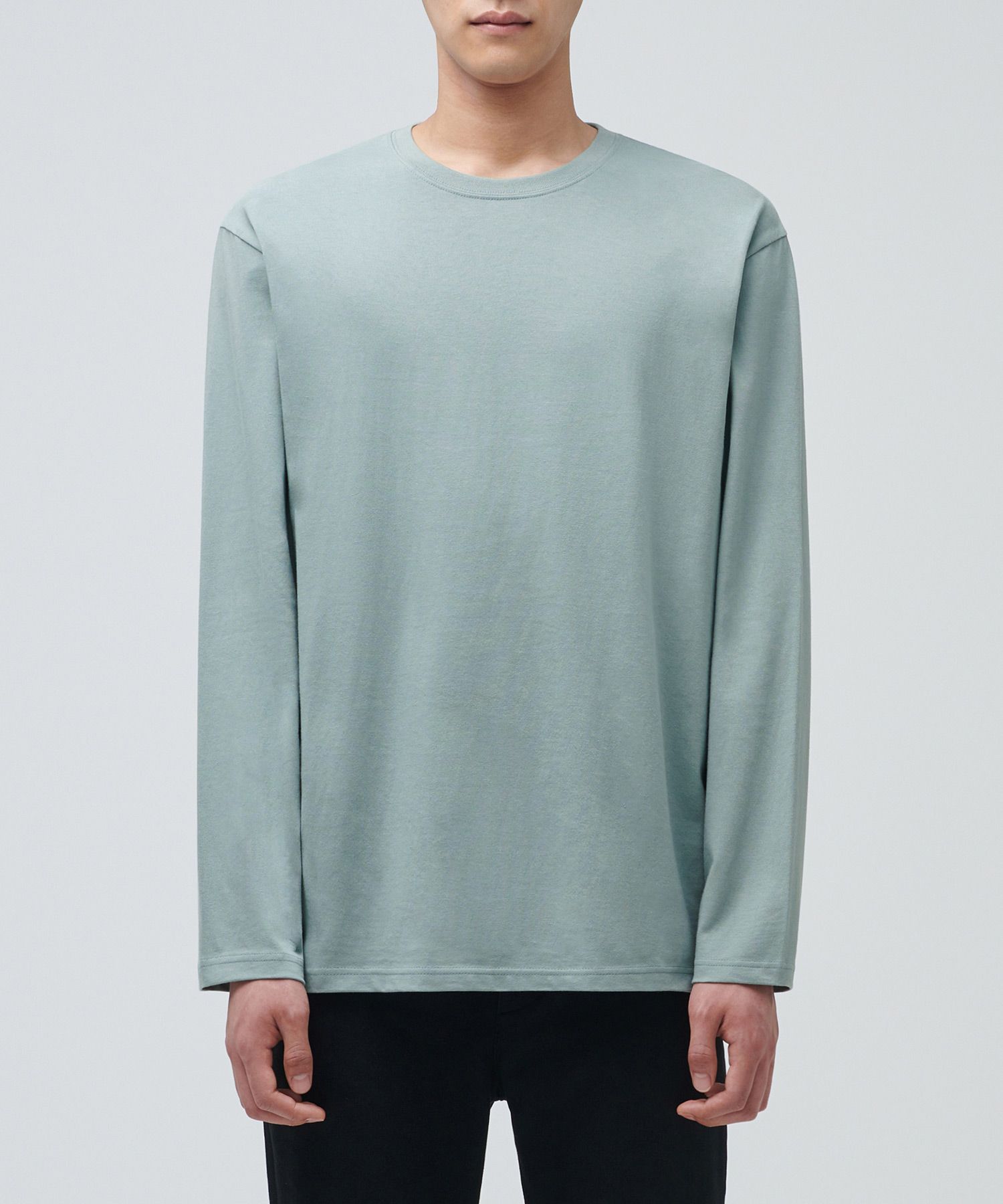 Tシャツ・カットソー *MUSINSA STANDARD* Basic Long Sleeve T-Shirt Dusty Beige MIT MUSINSA | MUSINSA STANDARD Basic Long Sleeve T-Shirt [Dusty