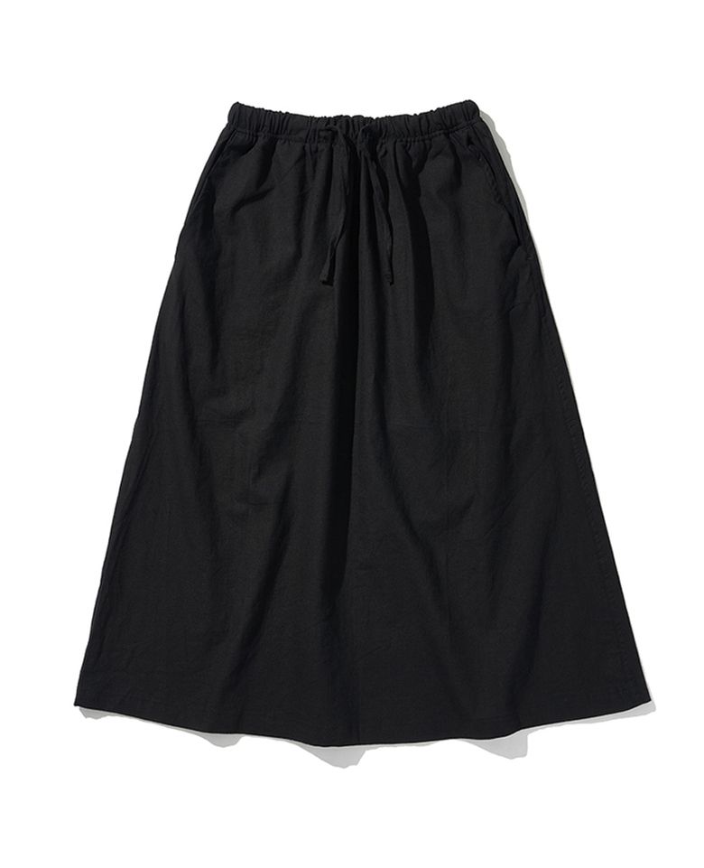 소소 린넨 스커트 (BLACK)
