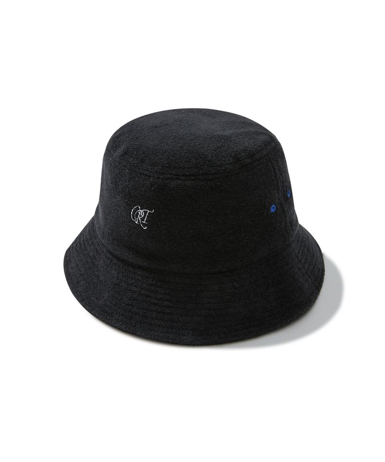 LOGO TOWEL 버킷햇 black