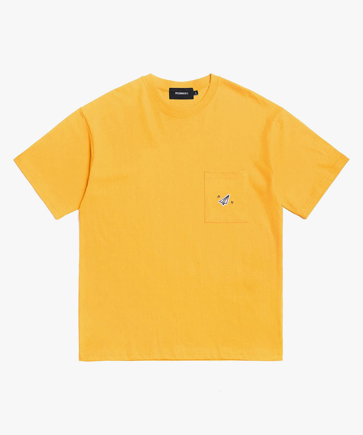 피스메이커(PIECE MAKER) PAPER ICON POCKET TSHIRTS (YELLOW)