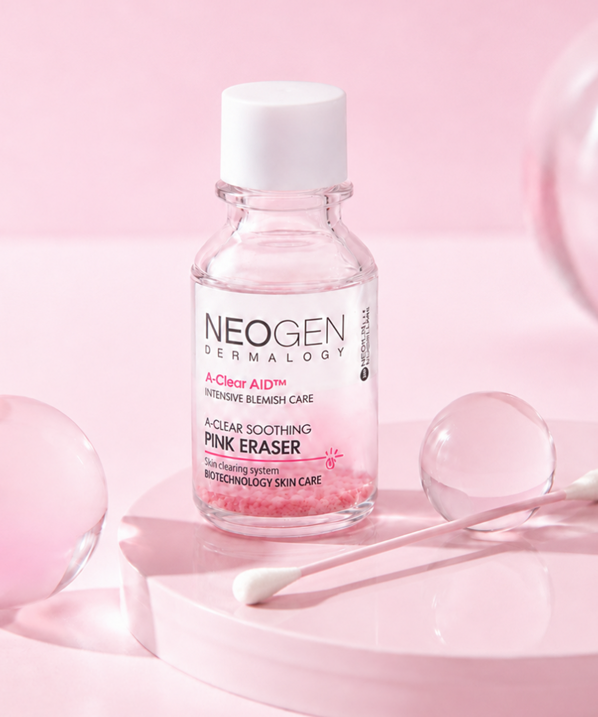 네오젠(NEOGEN) AC 핑크파우더 여드름 칼라민케어 예민피부 민감 진정 스팟 집중관리 에이클리어 수딩 핑크 이레이져 15ml