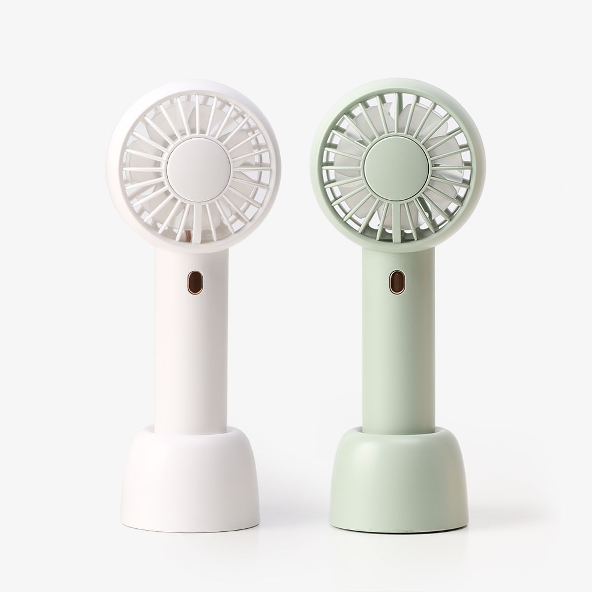 단순생활(DANSOON) 저소음 휴대용 미니 더블팬 선풍기