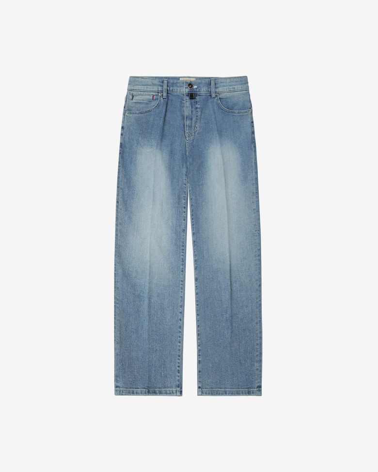 001 Tailored Denim Jeans (Sky blue)