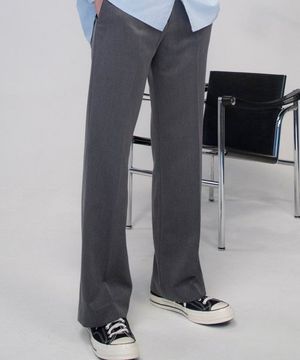 세미 부츠컷 슬랙스 [그레이]