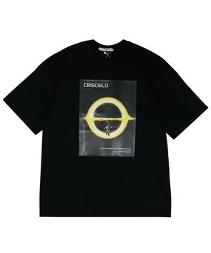 (공용) LIGHT SPEADS 반팔 티셔츠 -( 블랙 20수 오버핏)