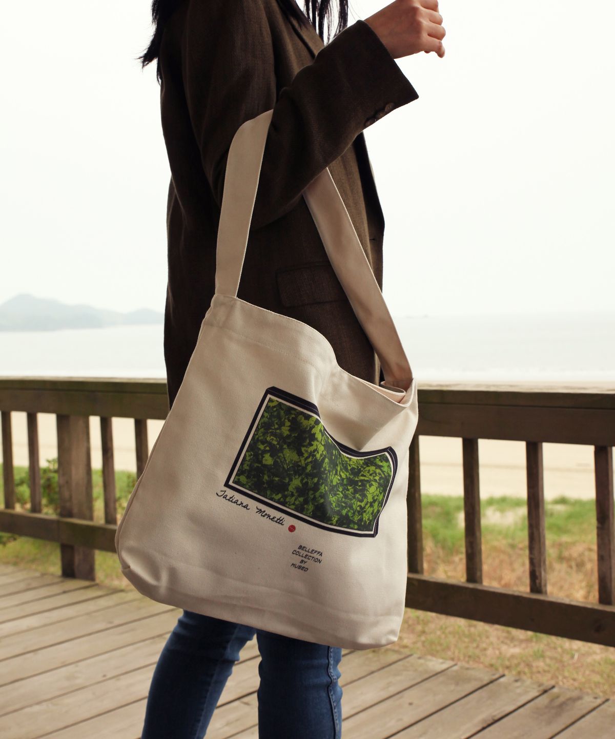 벨레파(BELLEFFA) Leaf canopy 남여 데일리 캔버스백