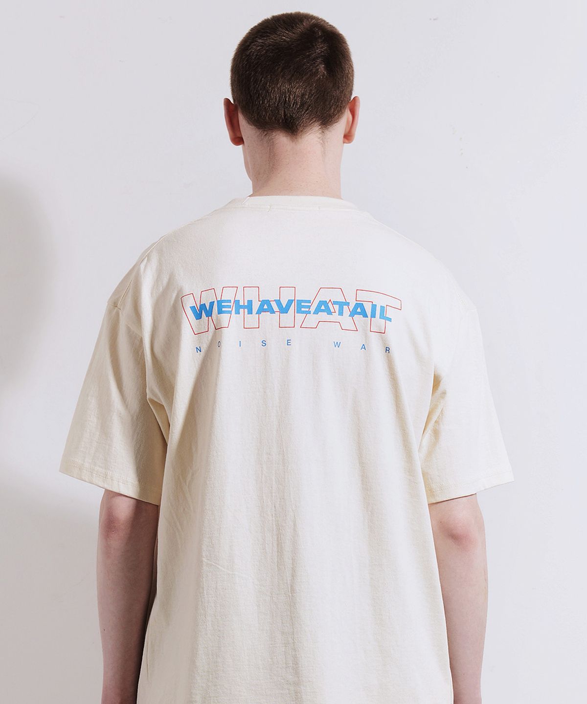 위해브어테일(WE HAVE A TAIL) OG LOGO TSHIRTS (IVORY)