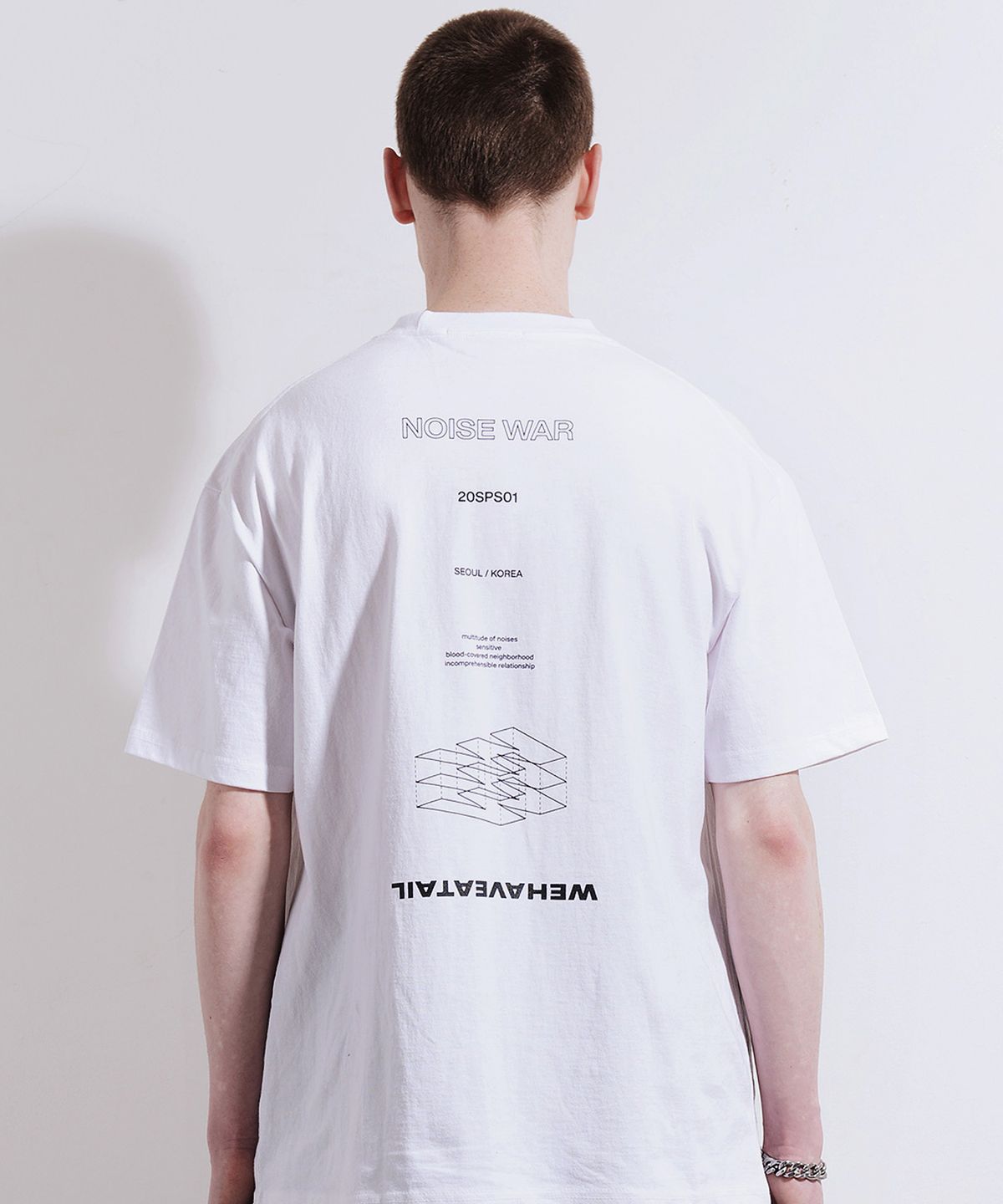위해브어테일(WE HAVE A TAIL) SIGNATURE TSHIRTS (WHITE)