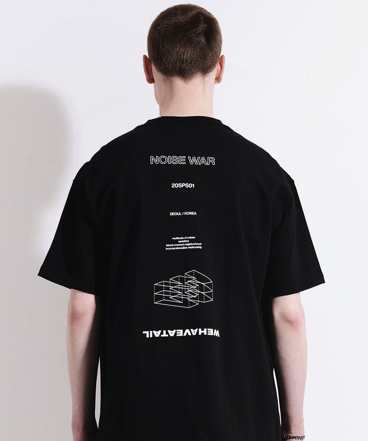 위해브어테일(WE HAVE A TAIL) SIGNATURE TSHIRTS (BLACK)