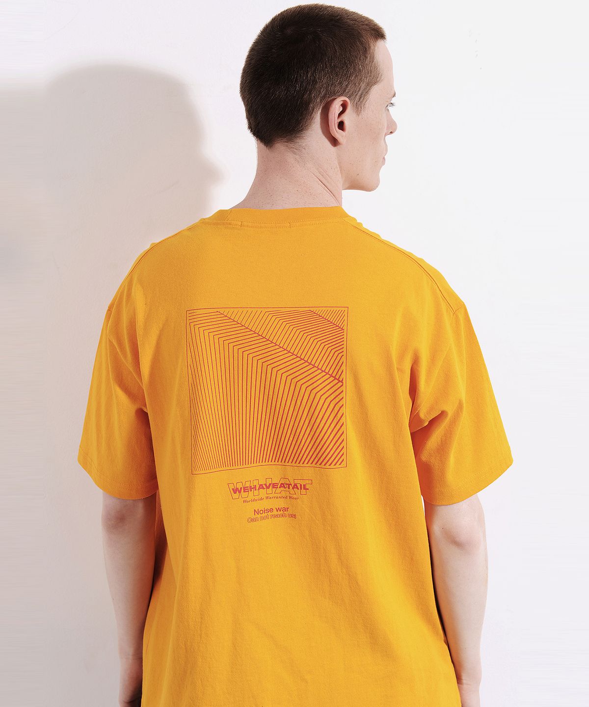 위해브어테일(WE HAVE A TAIL) NOISE WAR TSHIRTS (YELLOW)