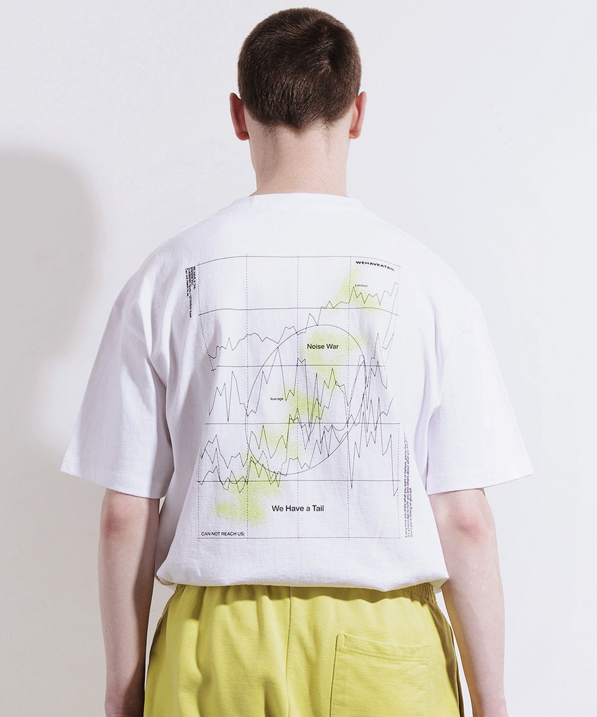 위해브어테일(WE HAVE A TAIL) WAVE TSHIRTS (WHITE)