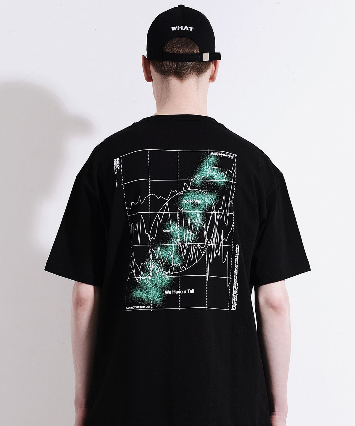 위해브어테일(WE HAVE A TAIL) WAVE TSHIRTS (BLACK)
