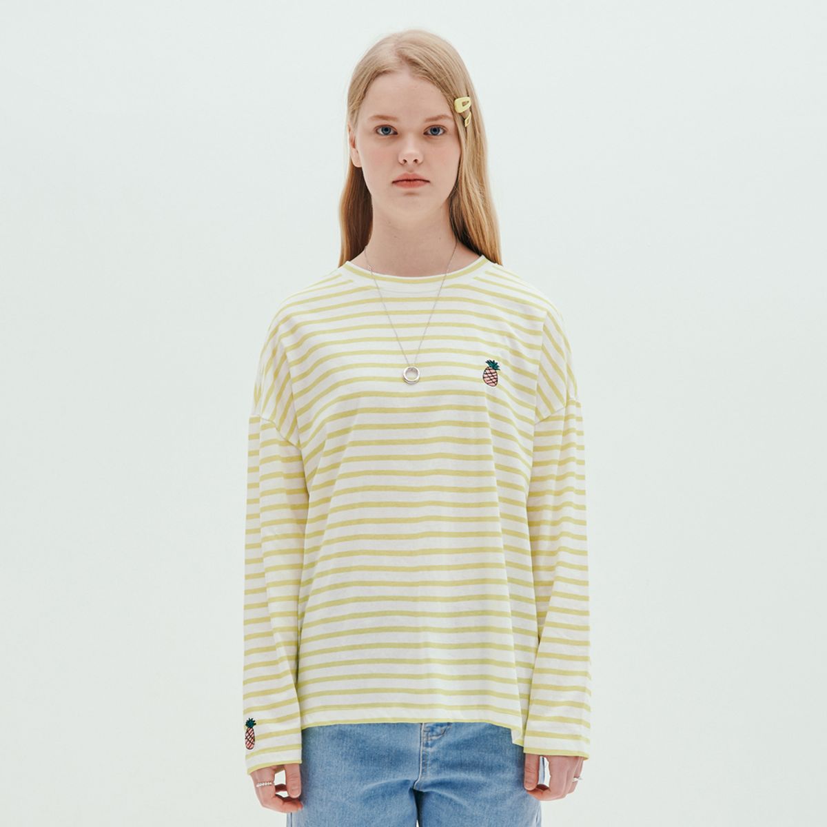 핑크파인애플(PINK PINEAPPLE) SIMPLE STRIPE MTM_YELLOW