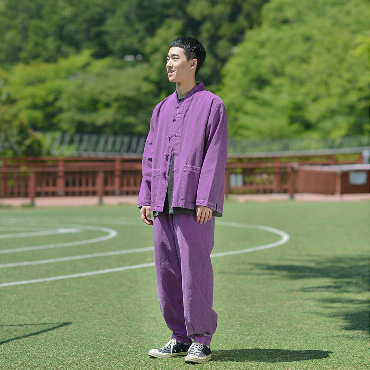지장사(ZIJANGSA) [10042] (남여공용) 20수 V 공용 2피스 보라