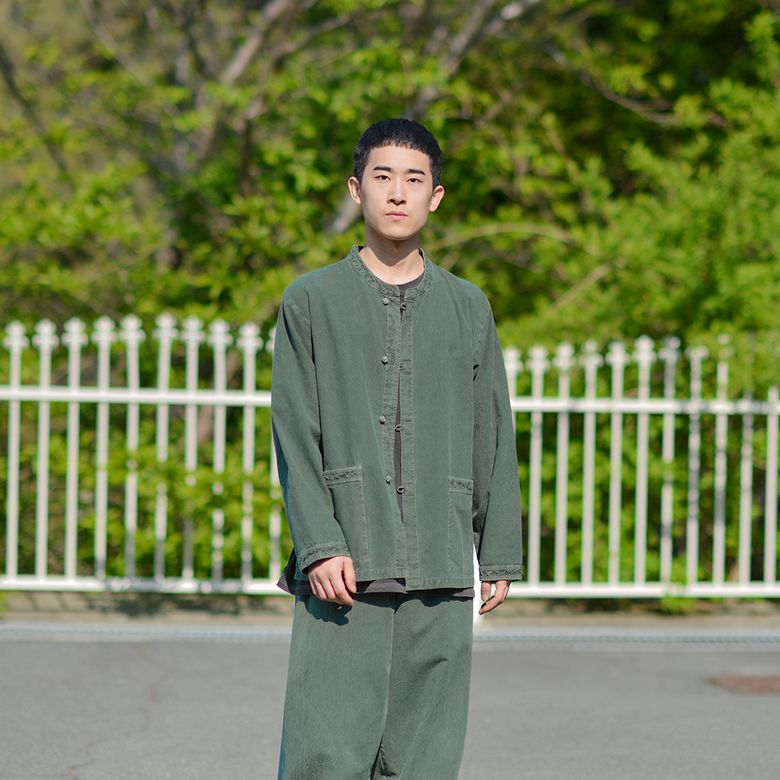 [10045] (남여공용) 20수 라운드넥 한벌 수박색