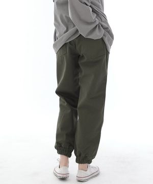 백바택 포인트 코팅스트랩 조거팬츠 BB-303J 카키