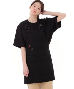 컬러바택 포인트 멀티유즈 워크 에이프런 CB-1300 블랙