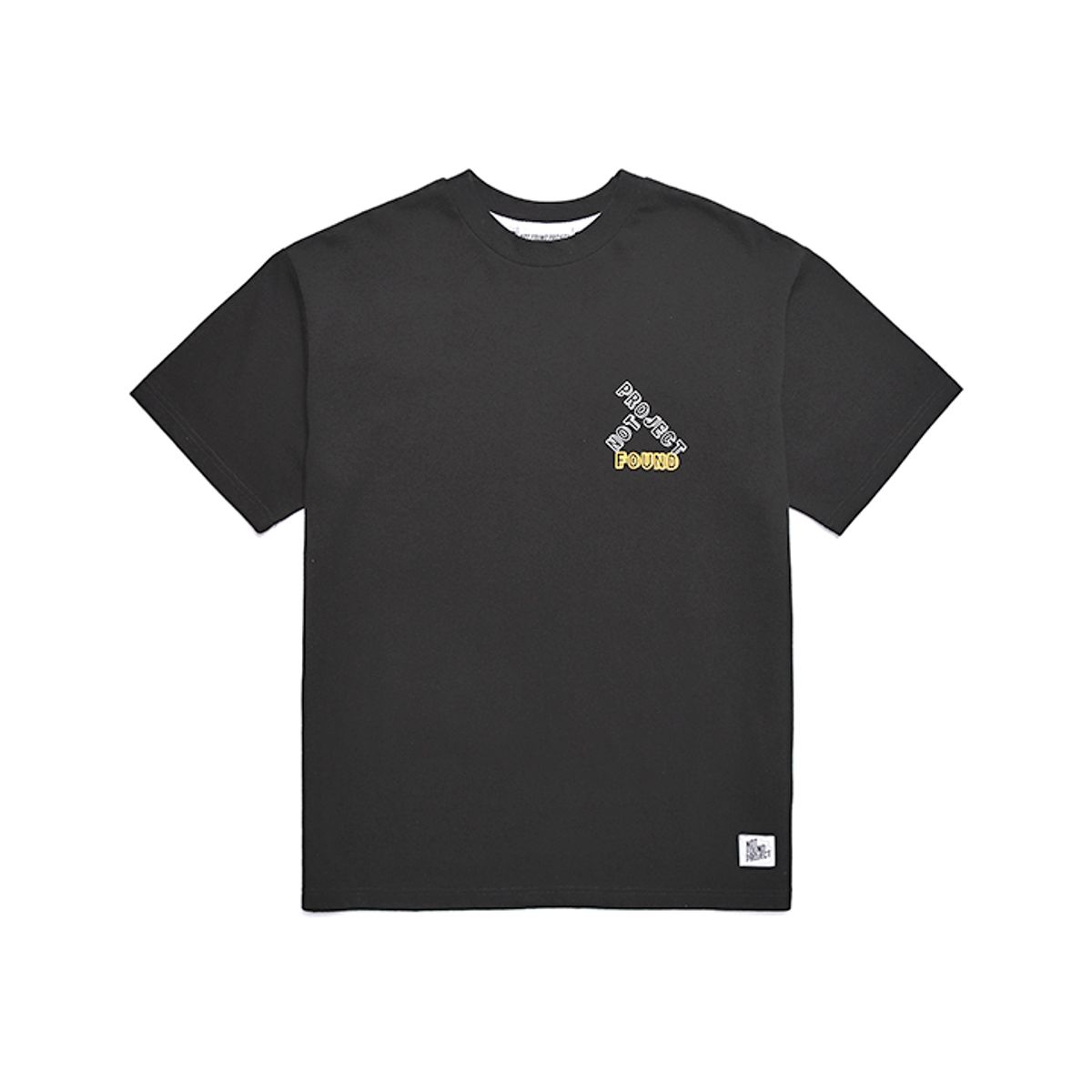 엔티에프피(NTFP) triangle T-SHIRT (BLACK) NFP18053STBK