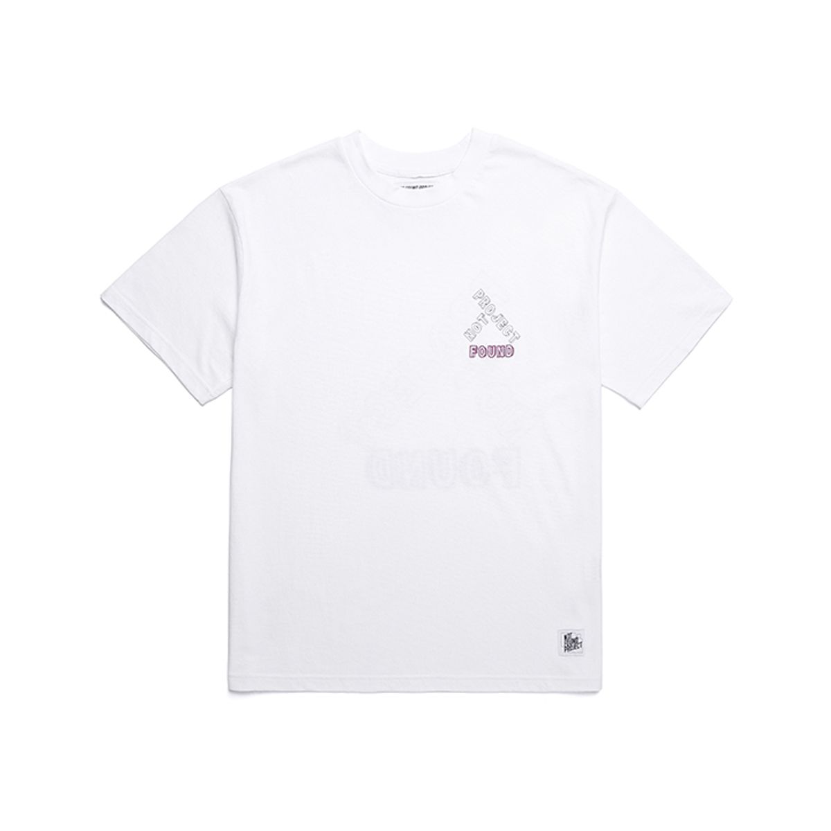 엔티에프피(NTFP) triangle T-SHIRT (WHITE) NFP18053STWH