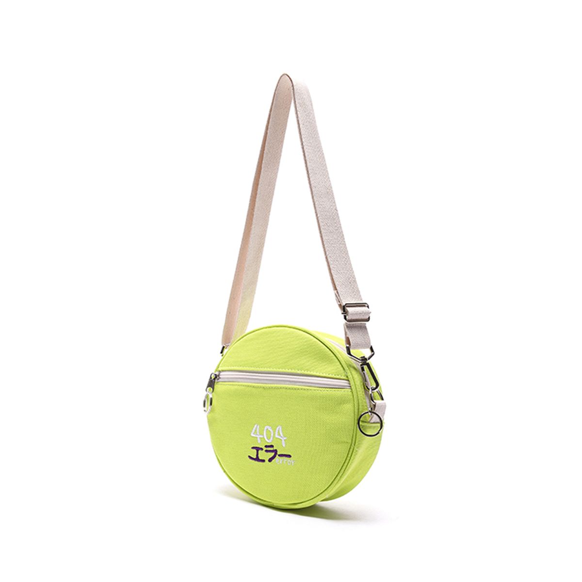 엔티에프피(NTFP) 404ERROR CIRCLE BAG (Yellow Green) NFP1225YG