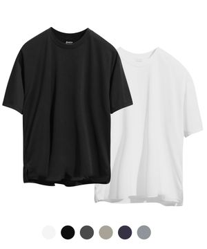 [2PACK] 오버핏 쿨 마이크로아이스 라운드 티셔츠 6COLOR