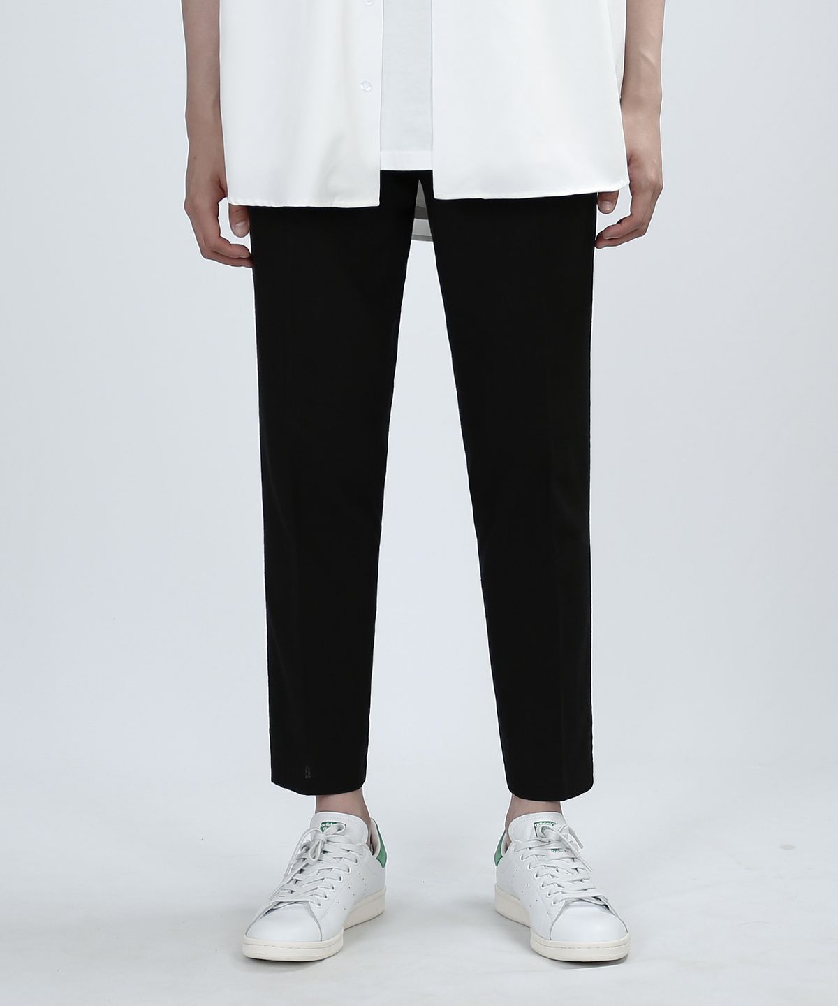 베리베인(VERYVAIN) ORGAN LINEN SLACKS (BLACK)