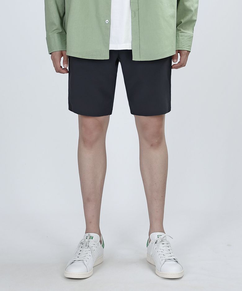 SPAN TR HALF PANTS (CHARCOAL)