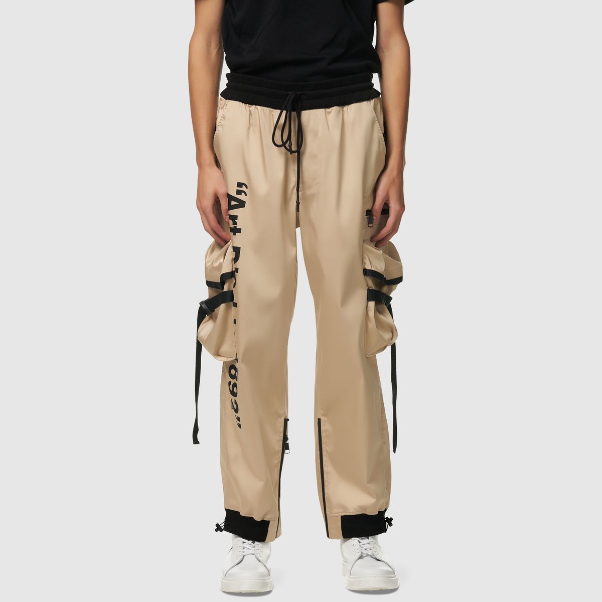 젠사이(ZENSAI) 입체 포켓 포인트 조거 팬츠 [BEIGE/ORANGE/BLACK]... 무신사 젠사이(ZENSAI)  입체 포켓  포인트 조거 팬츠 [BEIGE/ORANGE... 