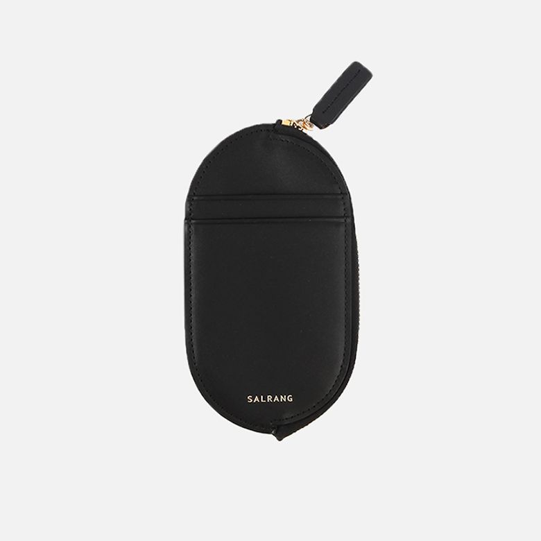 Oval Slim Card Wallet black