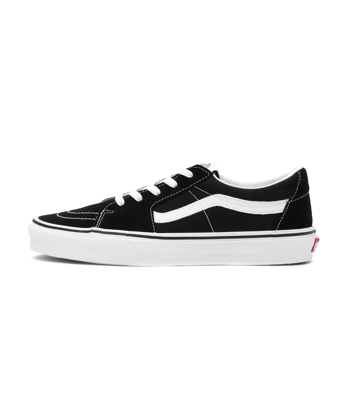 반스(VANS) 스케이트 로우 - 블랙:트루 화이트 / VN0A4UUK6BT1