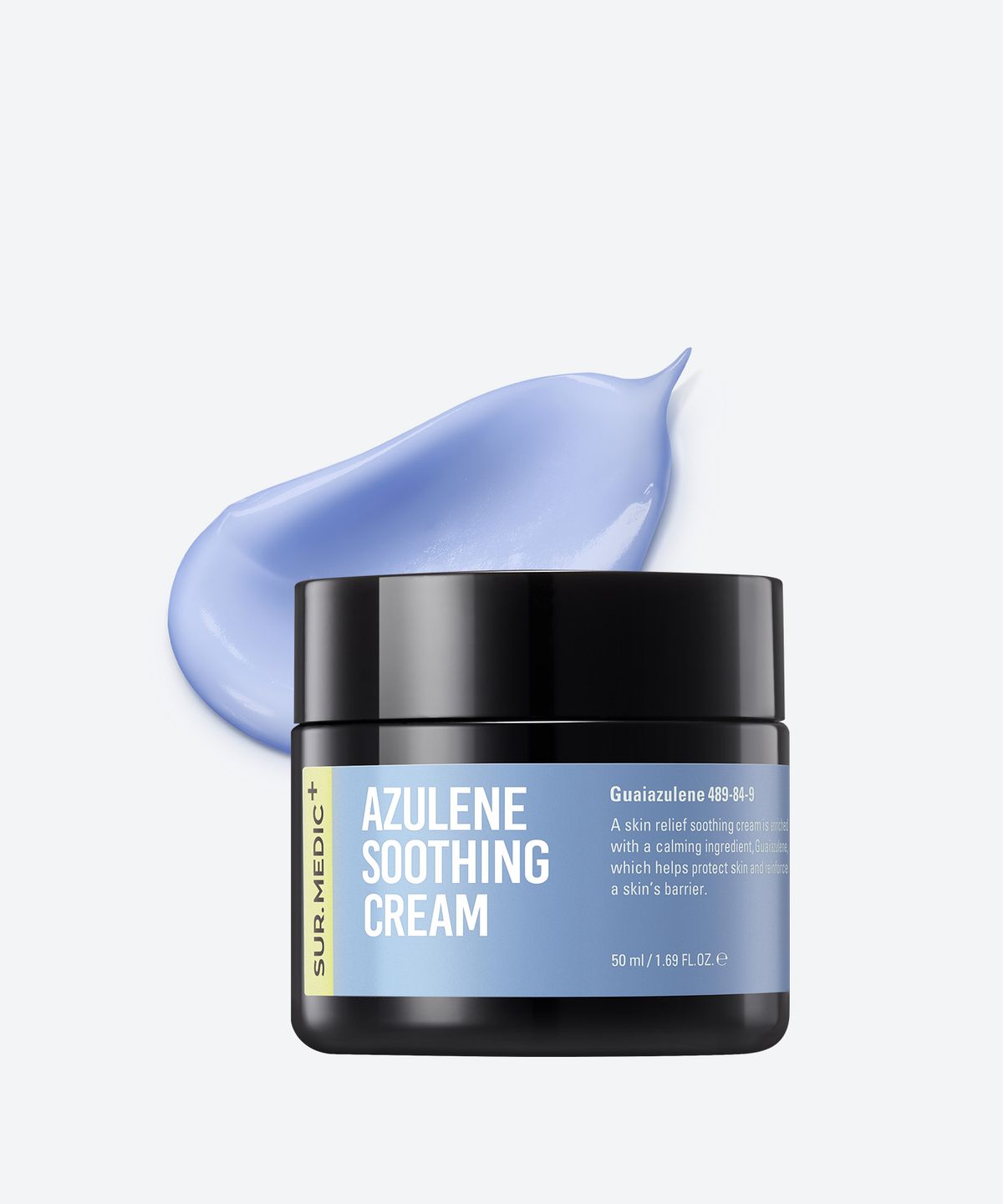 써메딕(SURMEDIC) 고수분 파란진정 촉촉한 수분크림 아줄렌 진정크림 50ml 데일리 저자극 수분 민감성 열감 흔적 쿨링