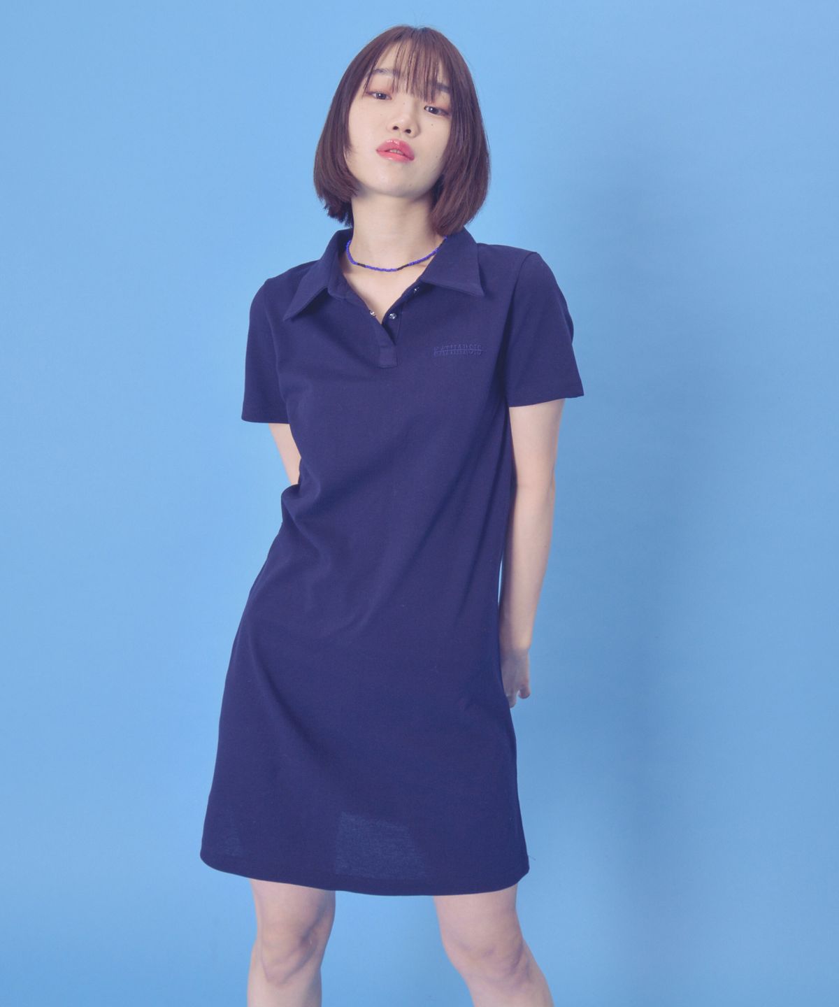 카타르시스(KATHARSIS) 반팔 피케이 원피스 (NY)_FREE