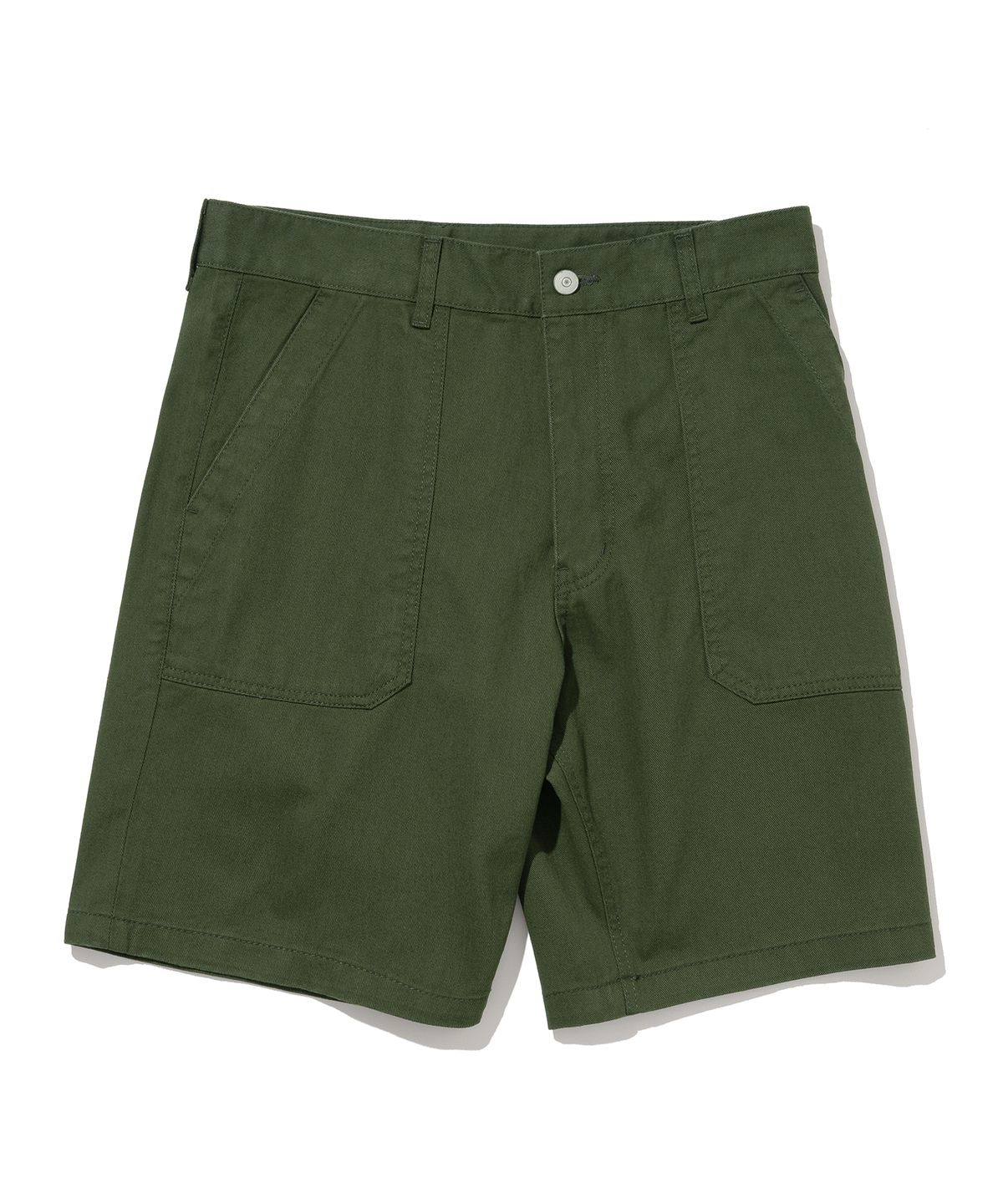 유니폼브릿지(UNIFORM BRIDGE) cotton fatigue shorts forest