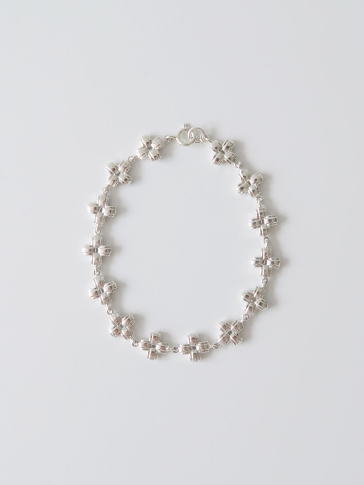 마호가니(MAHOGANI) LAYERED CROSS CHAIN BRACELET