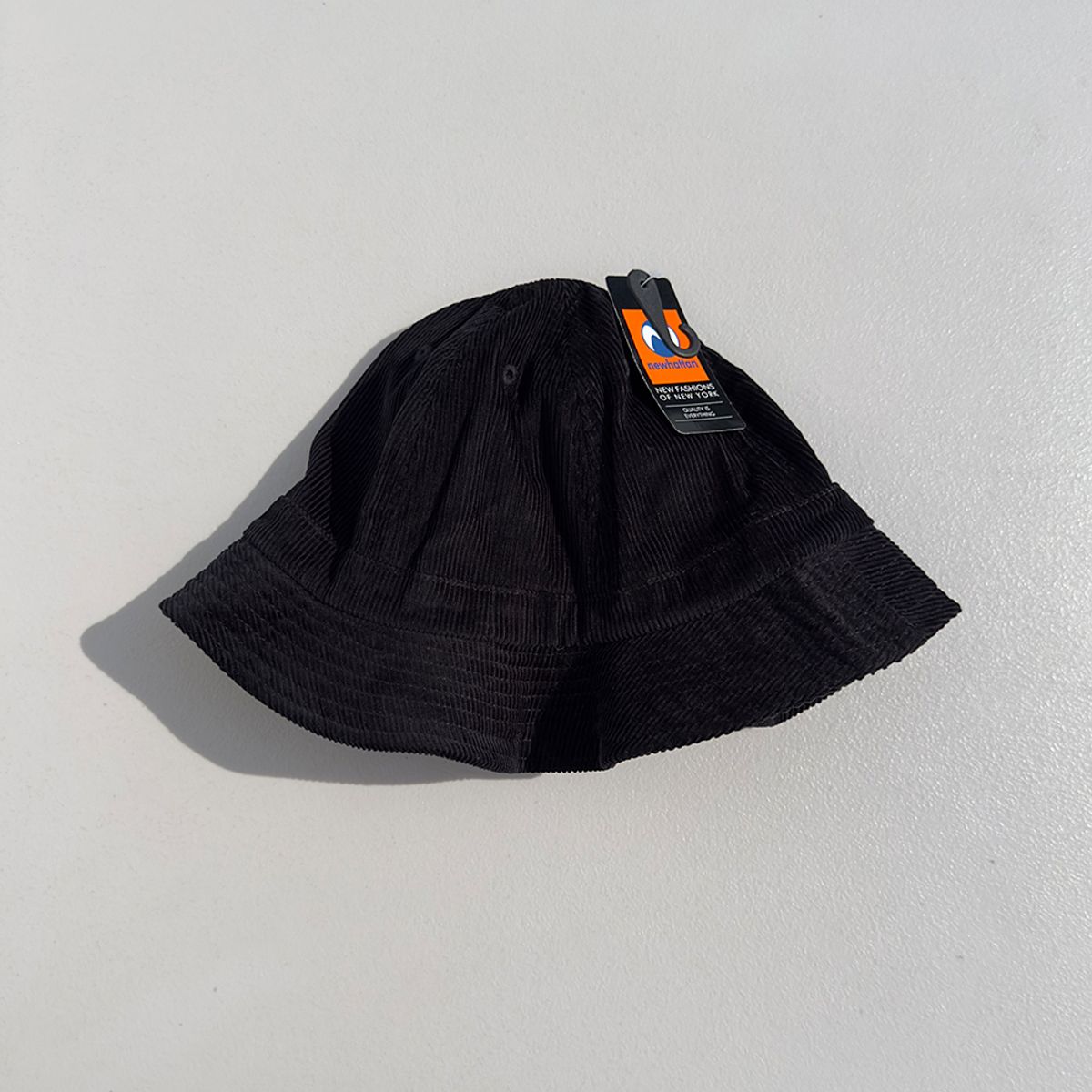 뉴해튼(NEWHATTAN) 코듀로이 벨햇 (black)