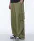 와이드 썸머 카고 조거 팬츠 카키