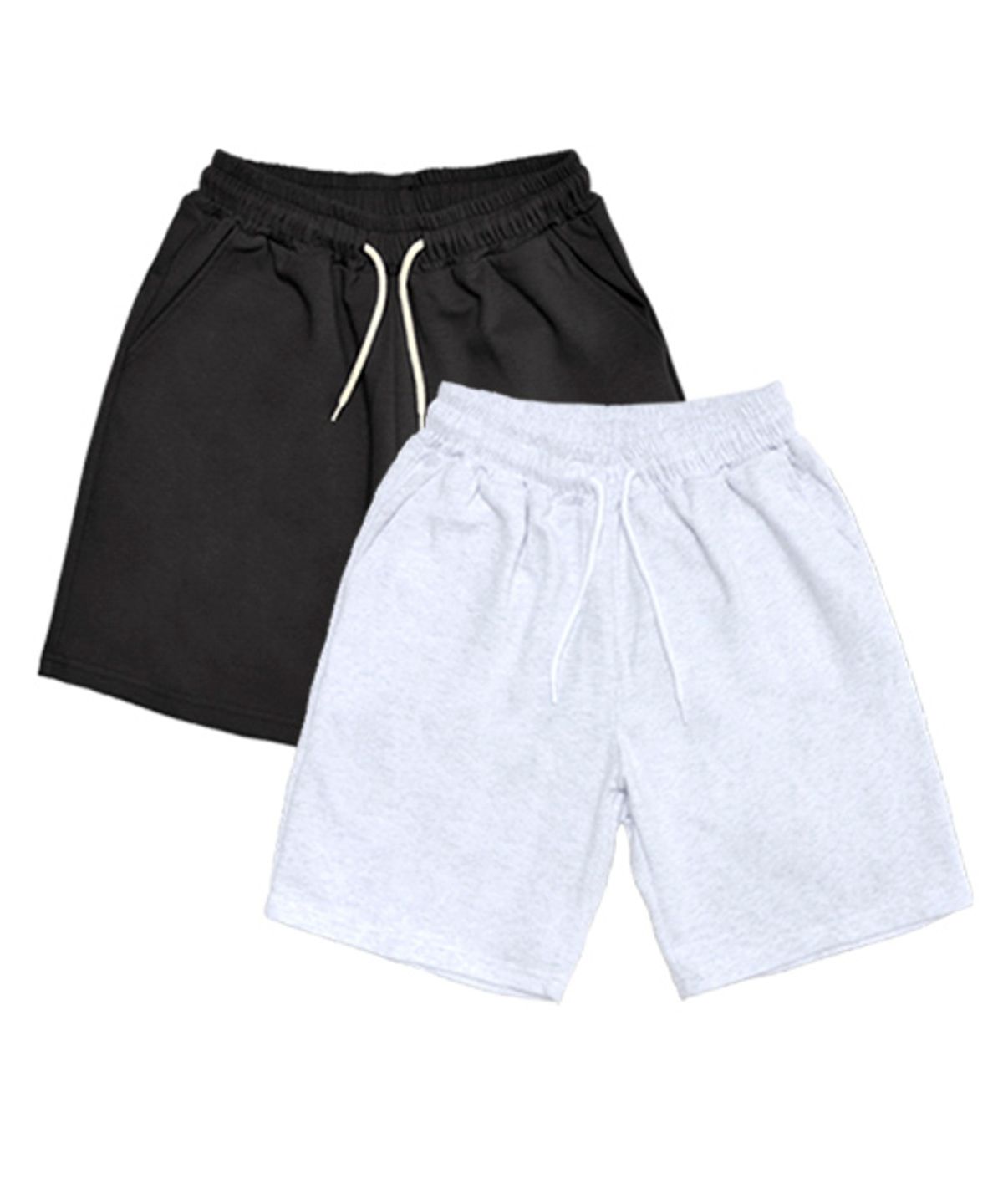 유니어패럴(UNI APPAREL) [2PACK] 베이직 스웨트 쇼츠