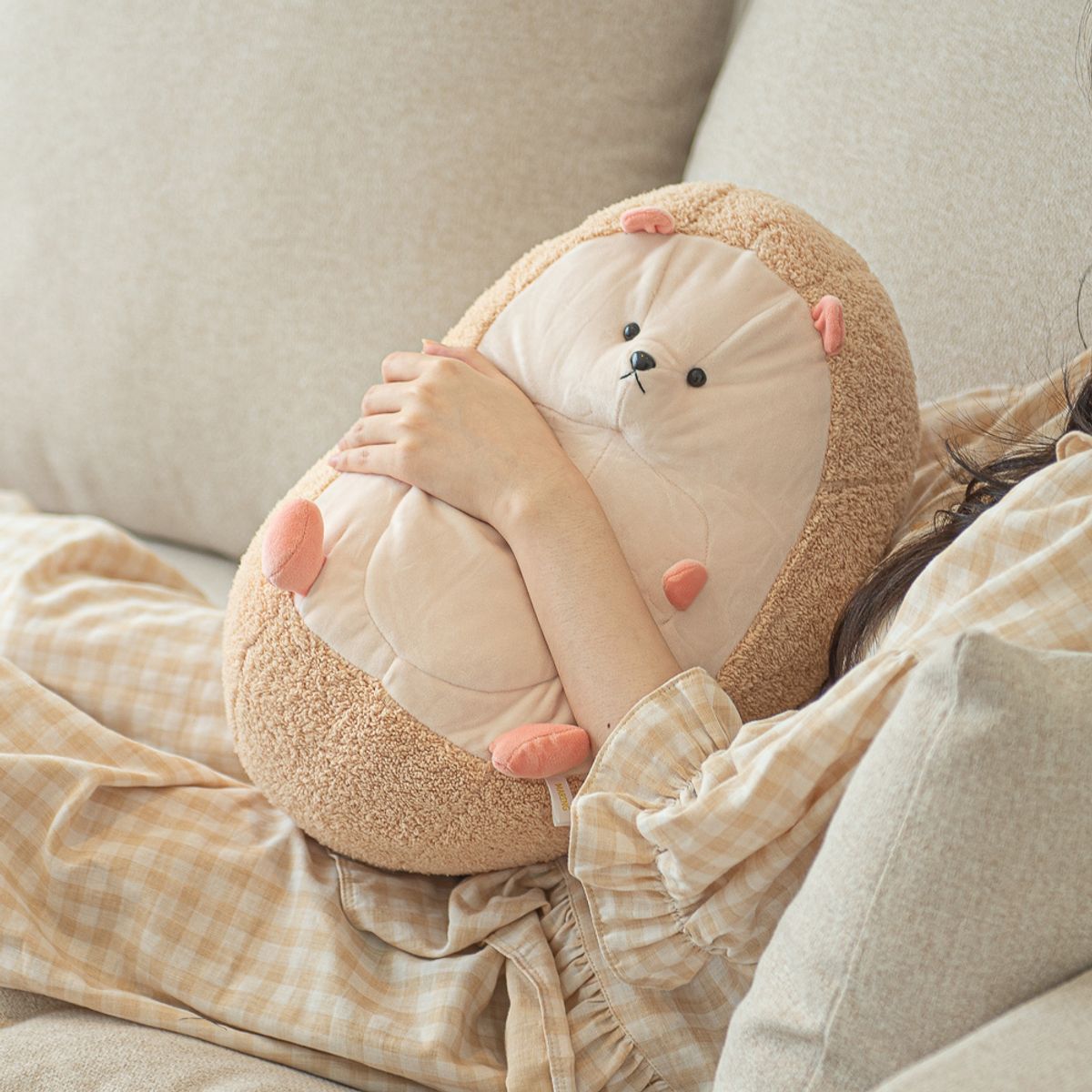 마링(MARING) 심리 완화 기능 감정인형 마봉이 [고슴도치 40cm]
