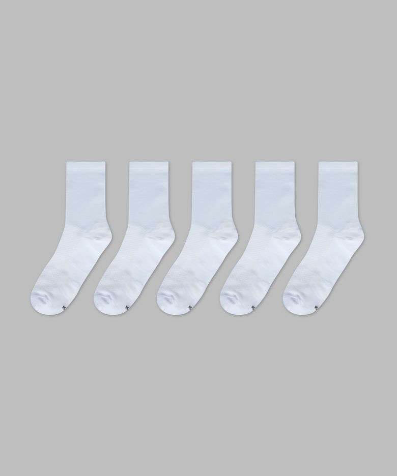 [5PACK] 퀵 드라이 러닝 삭스 _ 스노우 화이트