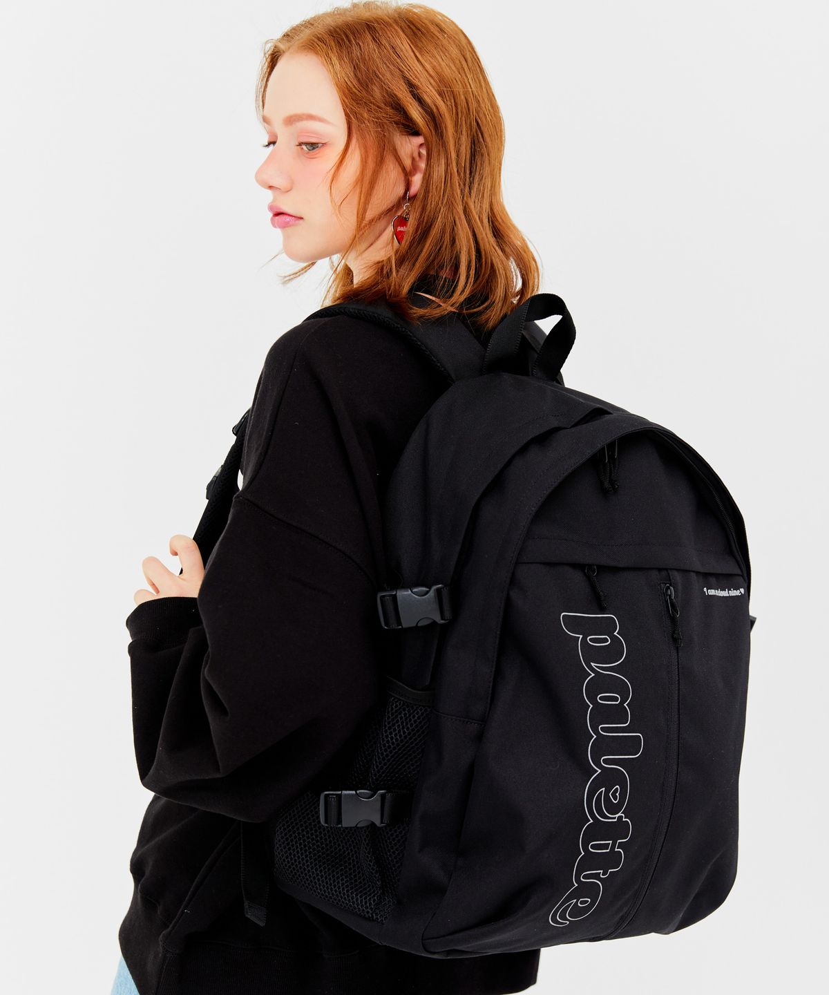 팔레트(PALETTE) HALF HALF BACKPACK SQ (BLACK)