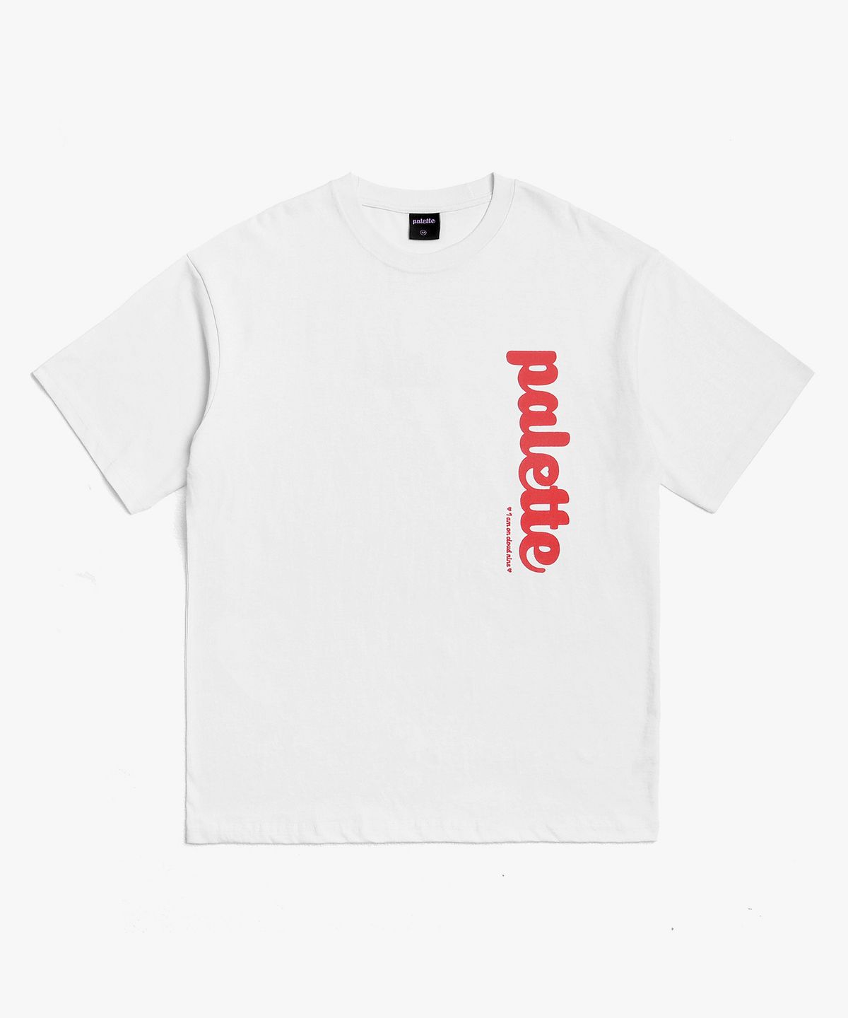팔레트(PALETTE) [굿즈팩증정] PALETTE SIDE LOGO TEE (WHITE)