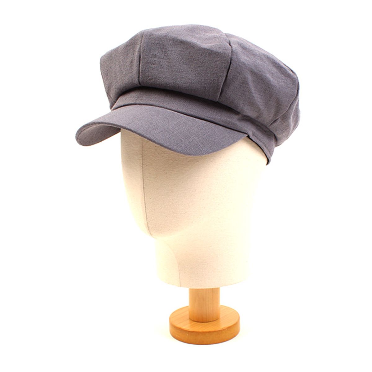 유니버셜 케미스트리(UNIVERSAL CHEMISTRY) Cool Gray Linen Newsboy Cap 뉴스보이캡